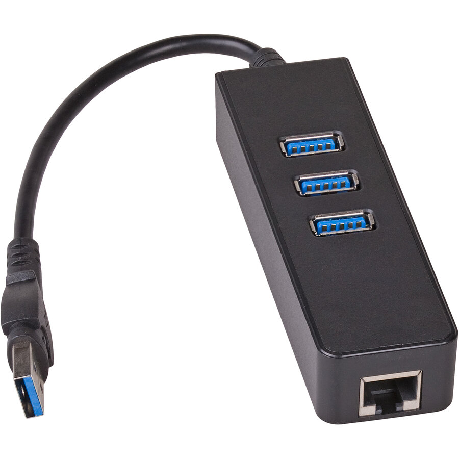 Oferte la Akyga Hub USB 3.0 & network card AK-AD-32 3 x USB / RJ45 10/100/1000 15 cm