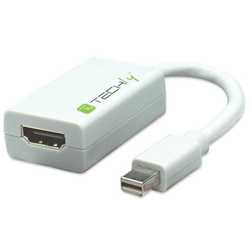 Oferte la Adaptor Techly 304239, Mini DisplayPort malle - HDMI female, 0.15m, White