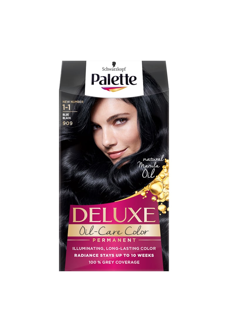 Oferte la Vopsea de par permanenta  Deluxe 1 - Negru albastrui