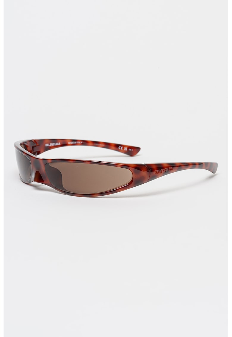 Oferte la Ochelari de soare unisex cu model wrap - Rosu