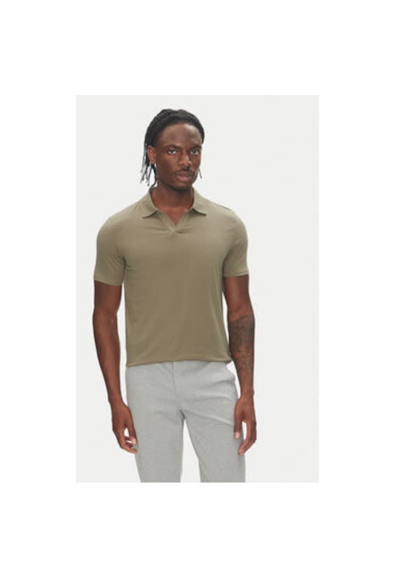 Oferte la Tricou polo barbati  30-404036 - Bumbac - Kaki - Kaki