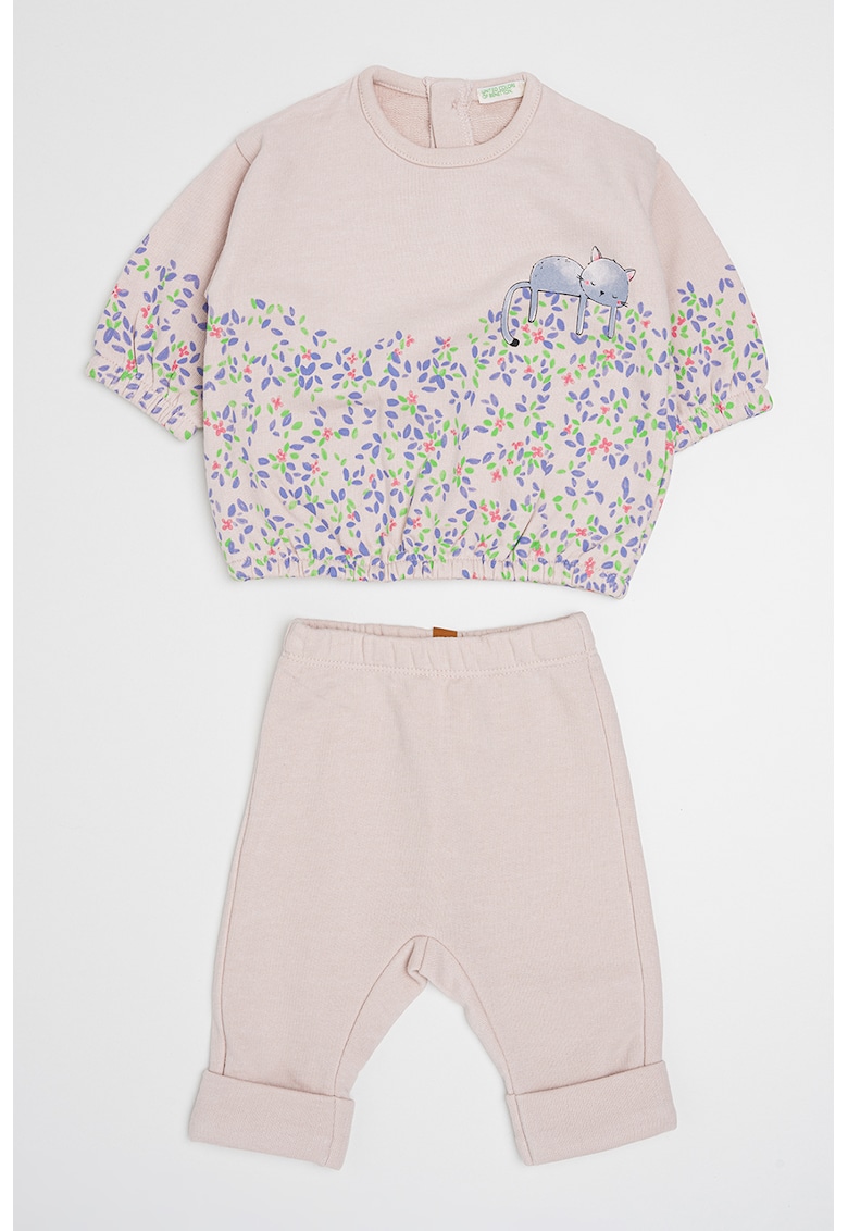 Oferte la Set de pantaloni si bluza de trening - Violet/Roz deschis
