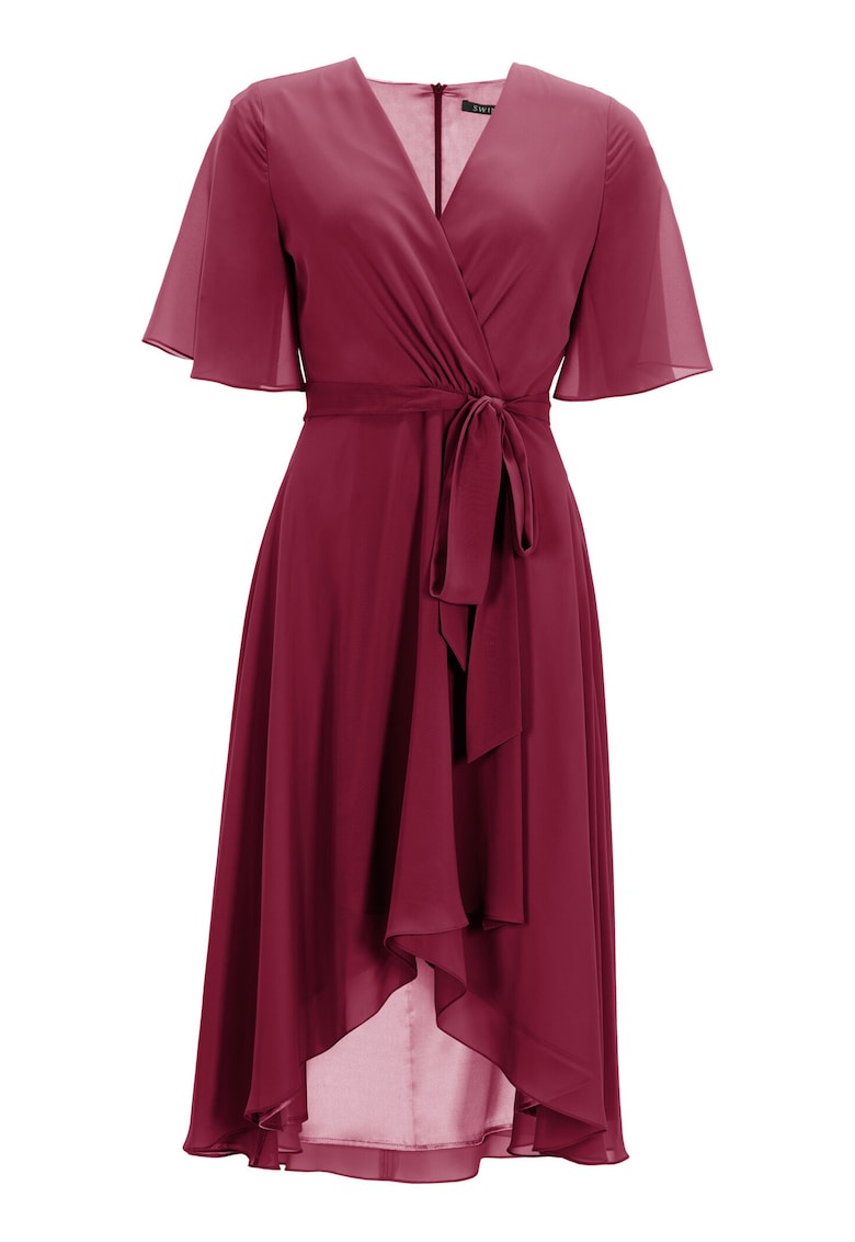 Oferte la Rochie dama  5AI10200 - Poliester - Visiniu