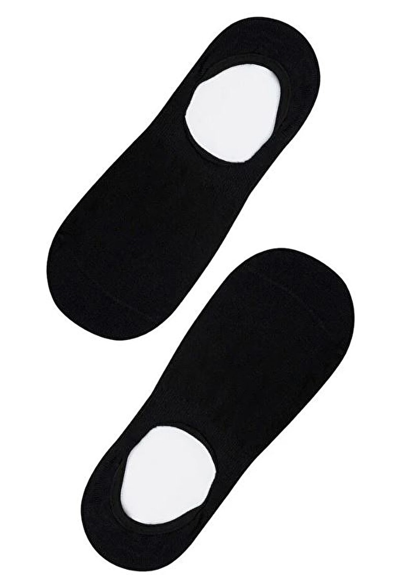 Oferte la Set de sosete foarte scurte - 2 Perechi - Negru