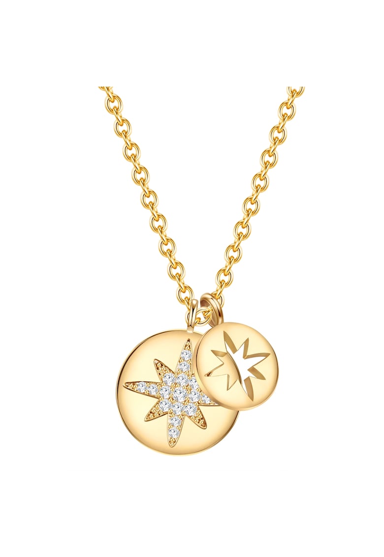 Oferte la Colier ajustabil placat cu aur rose de 14K 32095 - Auriu/Galben