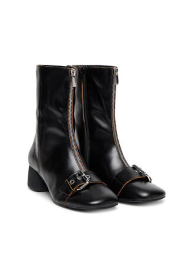 Oferte la Botine dama 305249876 -  Piele naturala - Negru