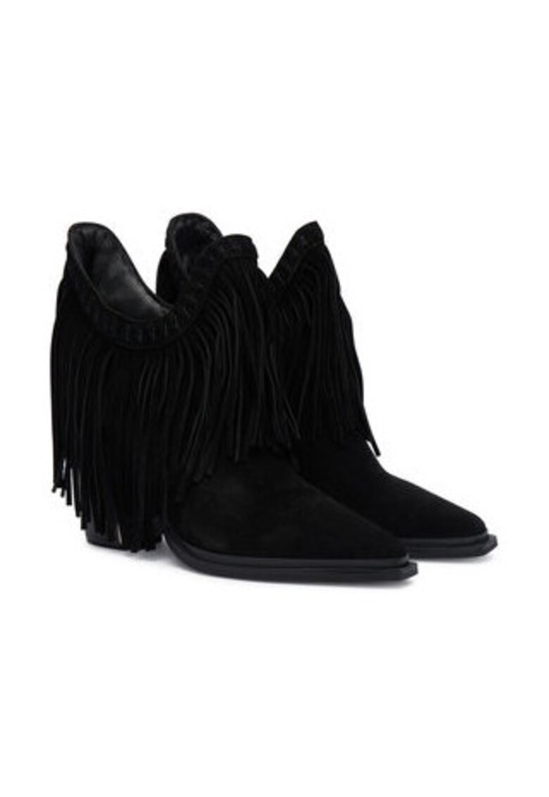 Oferte la Botine dama 305457981 -  Piele naturala - Negru
