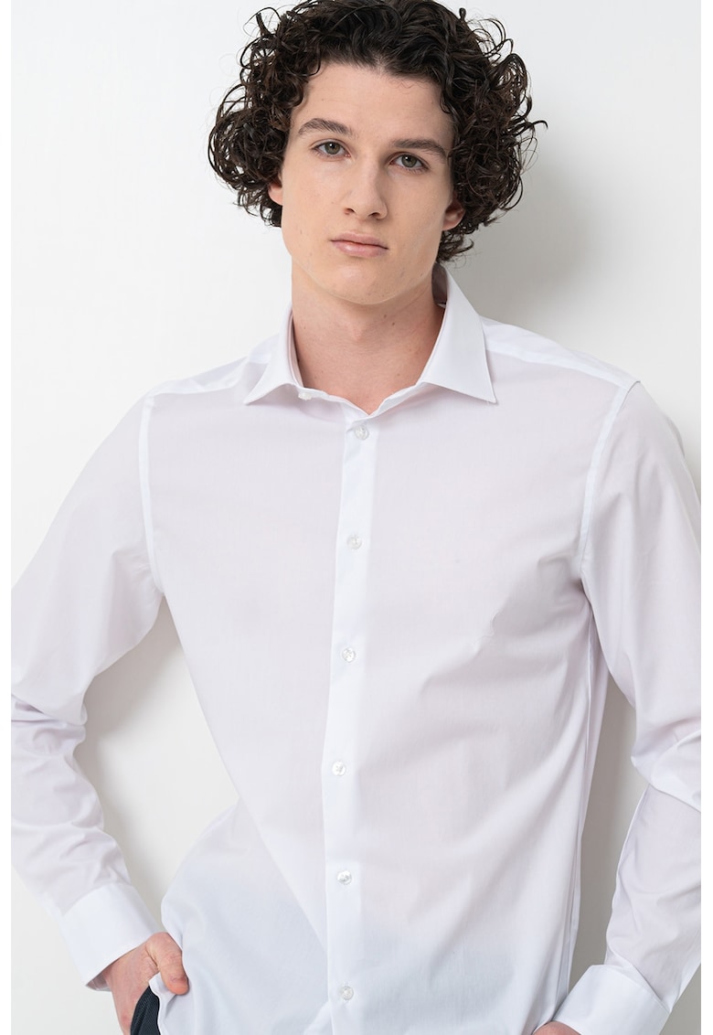 Oferte la Camasa regular fit cu model uni