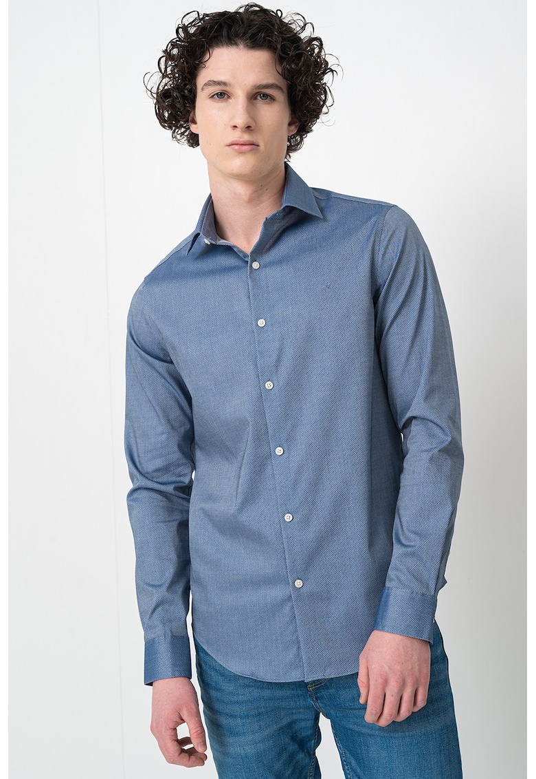Oferte la Camasa slim fit - Albastru inchis