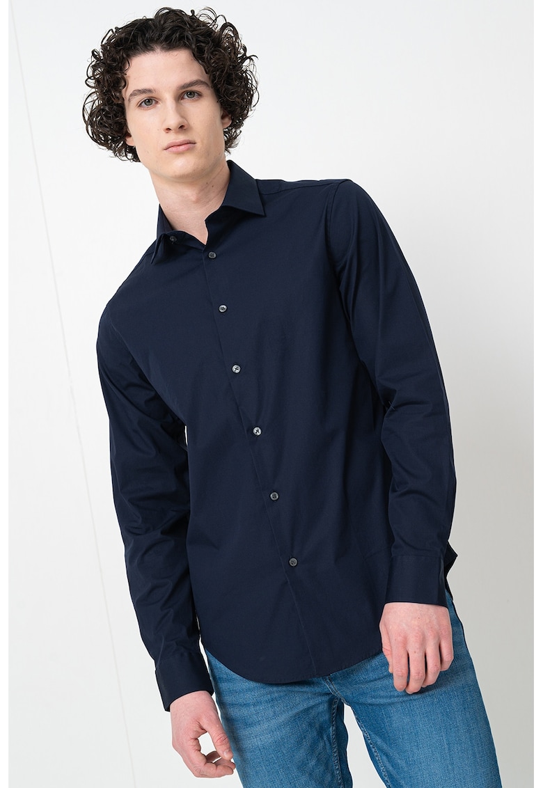 Oferte la Camasa regular fit cu model uni