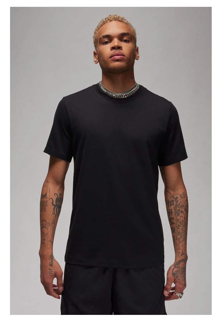 Oferte la Tricou barbati -  M J Core Blank Ss Crew - Bumbac - Negru