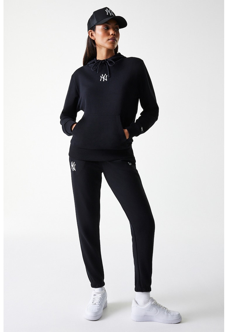 Oferte la Pantaloni de trening din amestec de bumbac cu logo brodat - Negru