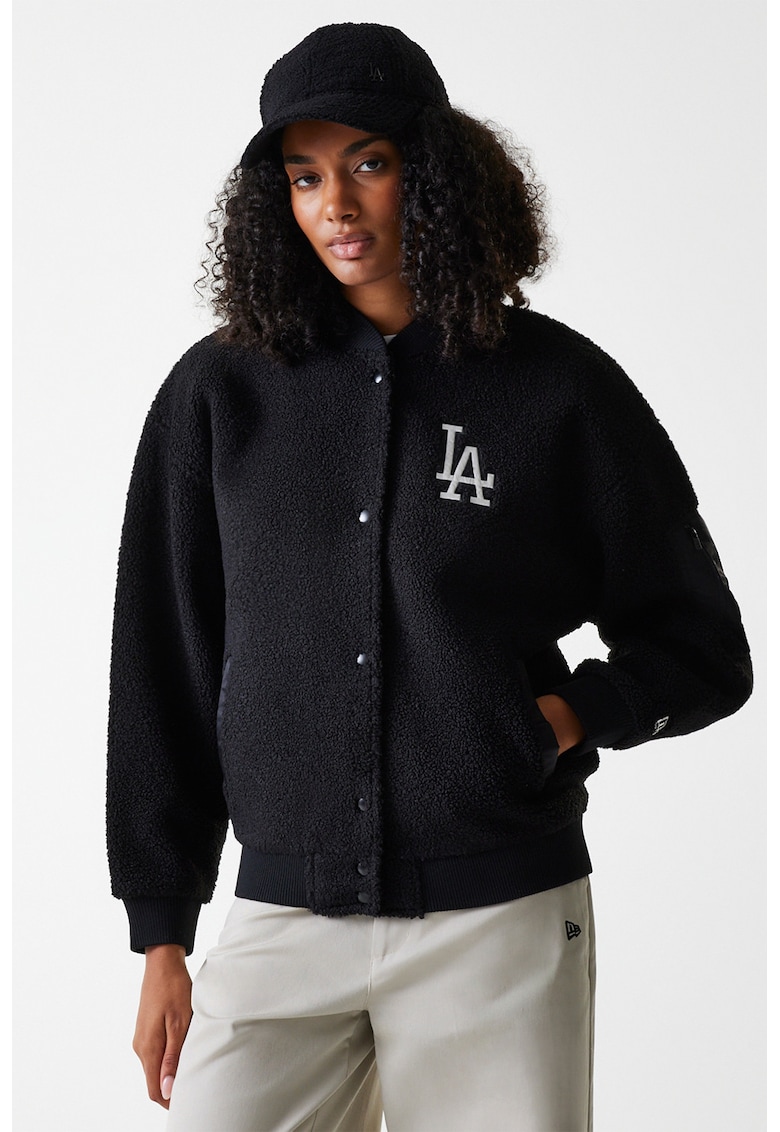 Oferte la Jacheta baseball cu buzunare laterale - Negru