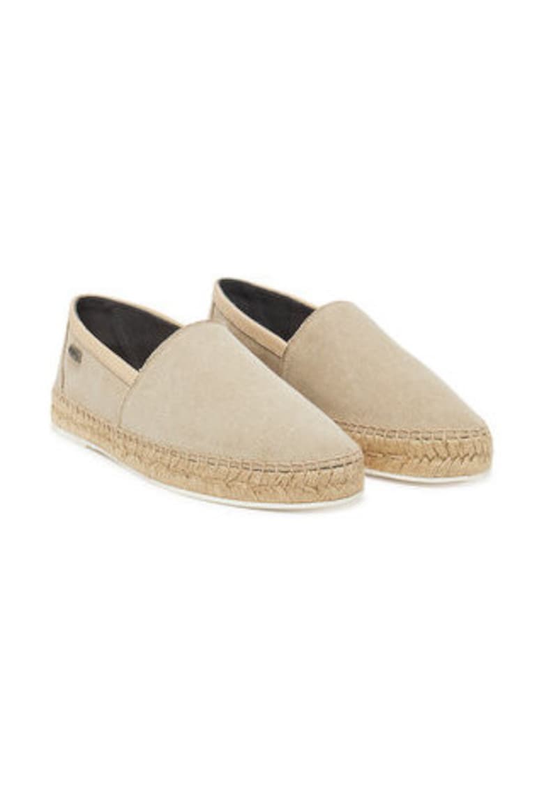 Oferte la Mocasini barbati -  bej - tesatura textila -