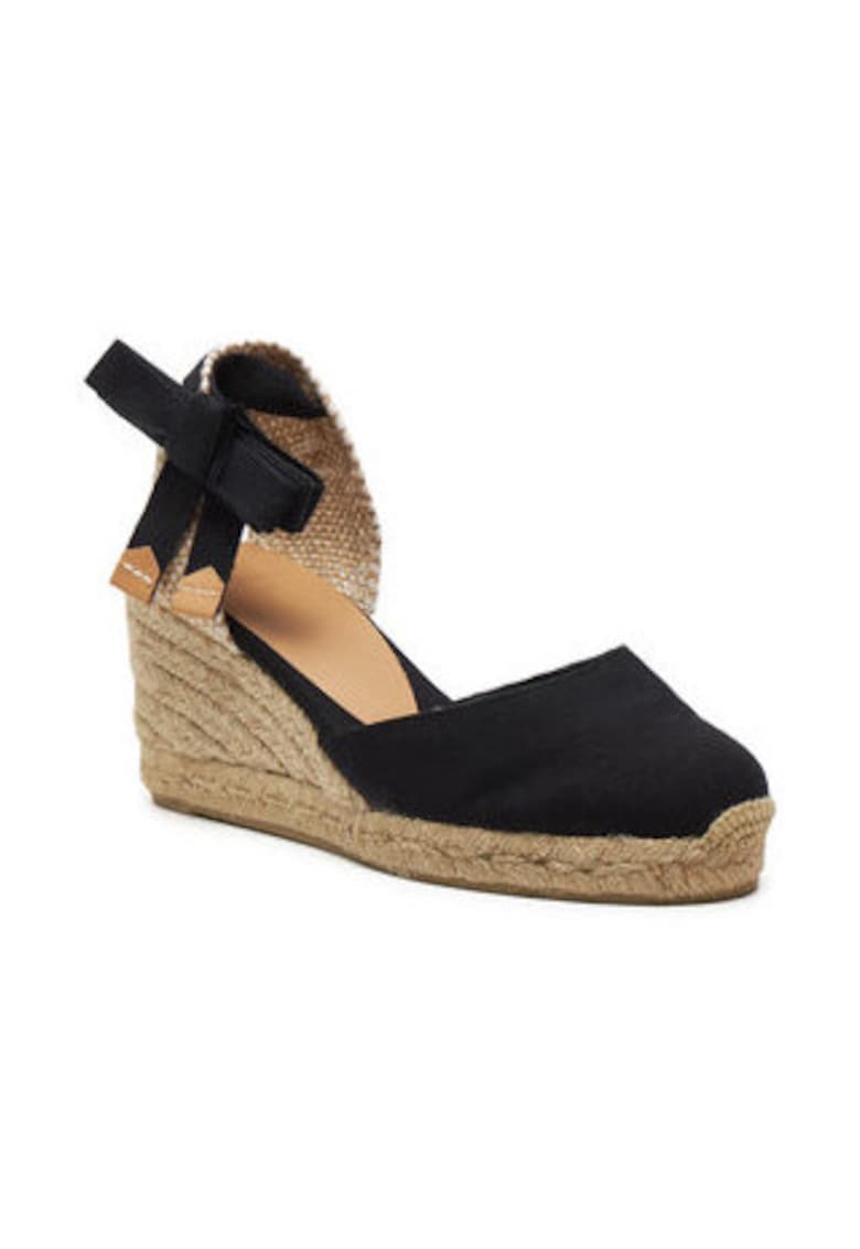 Oferte la Espadrile dama -  negru - material textil - platforma confortabila -