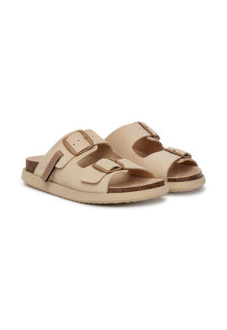 Oferte la Papuci dama -  piele naturala - bej