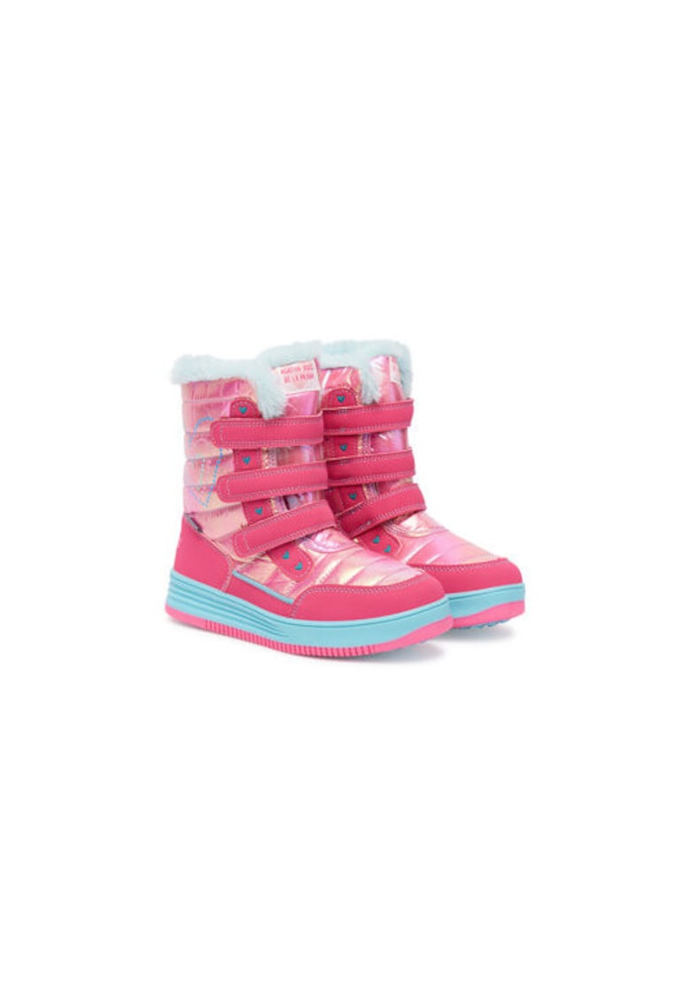 Oferte la Ghete de zapada pentru fete -  305467126 - piele ecologica - roz/albastru