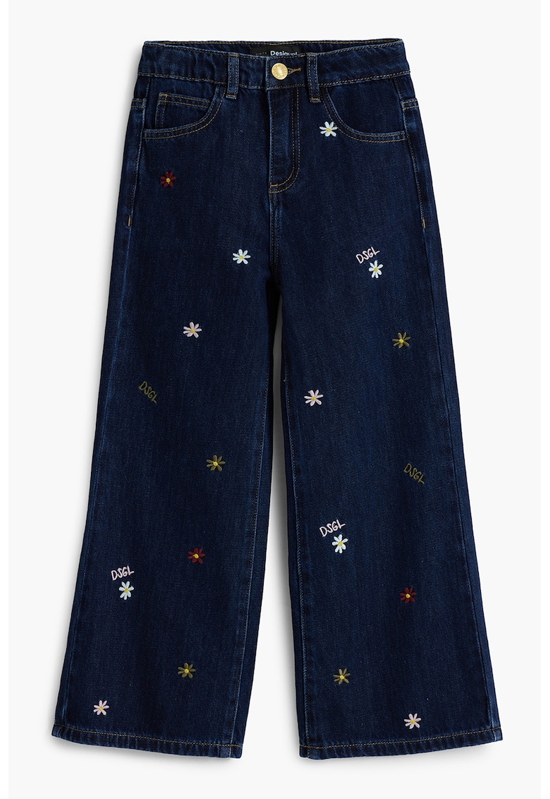 Oferte la Blugi cu broderie - Bleumarin