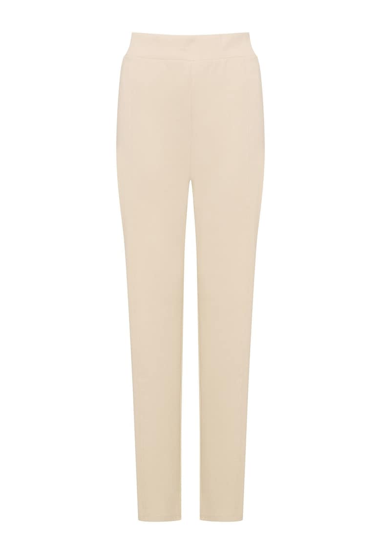 Oferte la Pantaloni dama Ramu -  Bumbac - Bej deschis