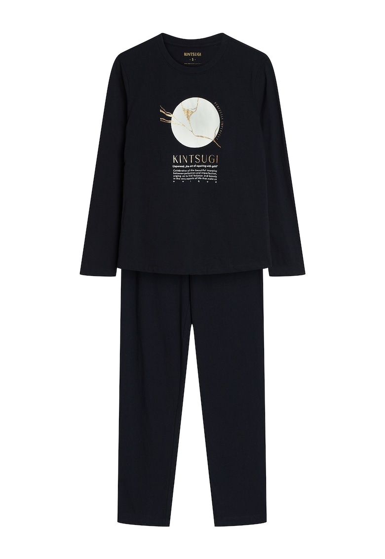 Oferte la Pijama dama Dairoku -  Negru - Bumbac