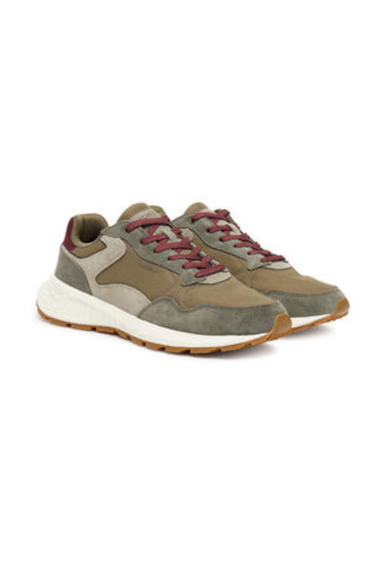 Oferte la Tenisi barbati -  305258670 - piele naturala - kaki