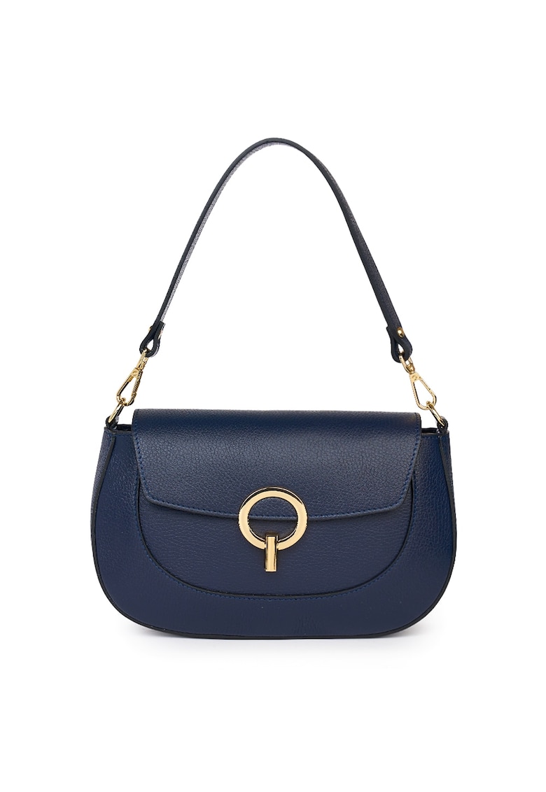 Oferte la Geanta dama din piele naturala Rosalia bleumarin