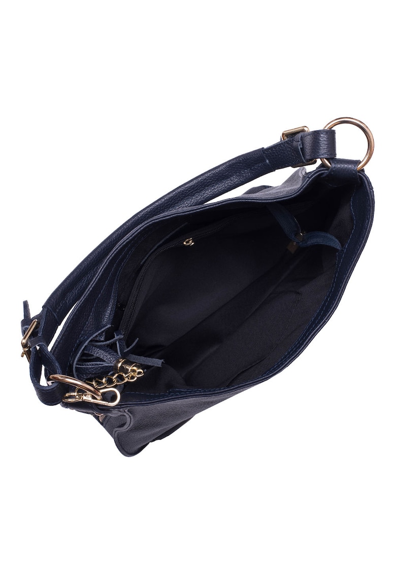 Oferte la Geanta dama Edina din piele naturala - Bleumarin
