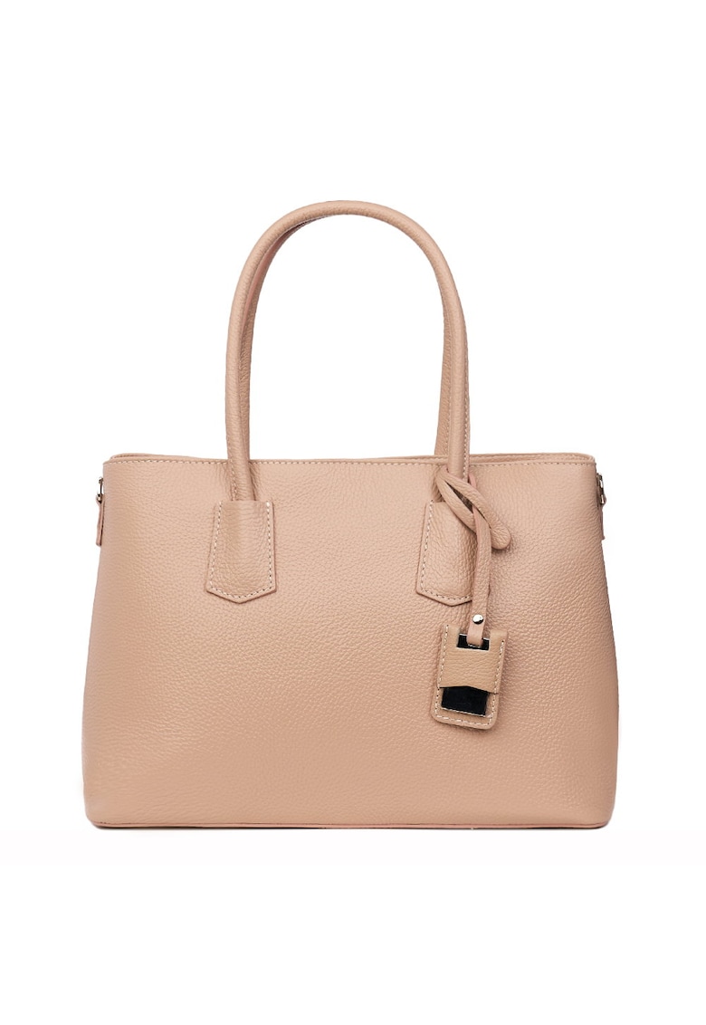Oferte la Geanta dama din piele naturala Valentina maro - Roz