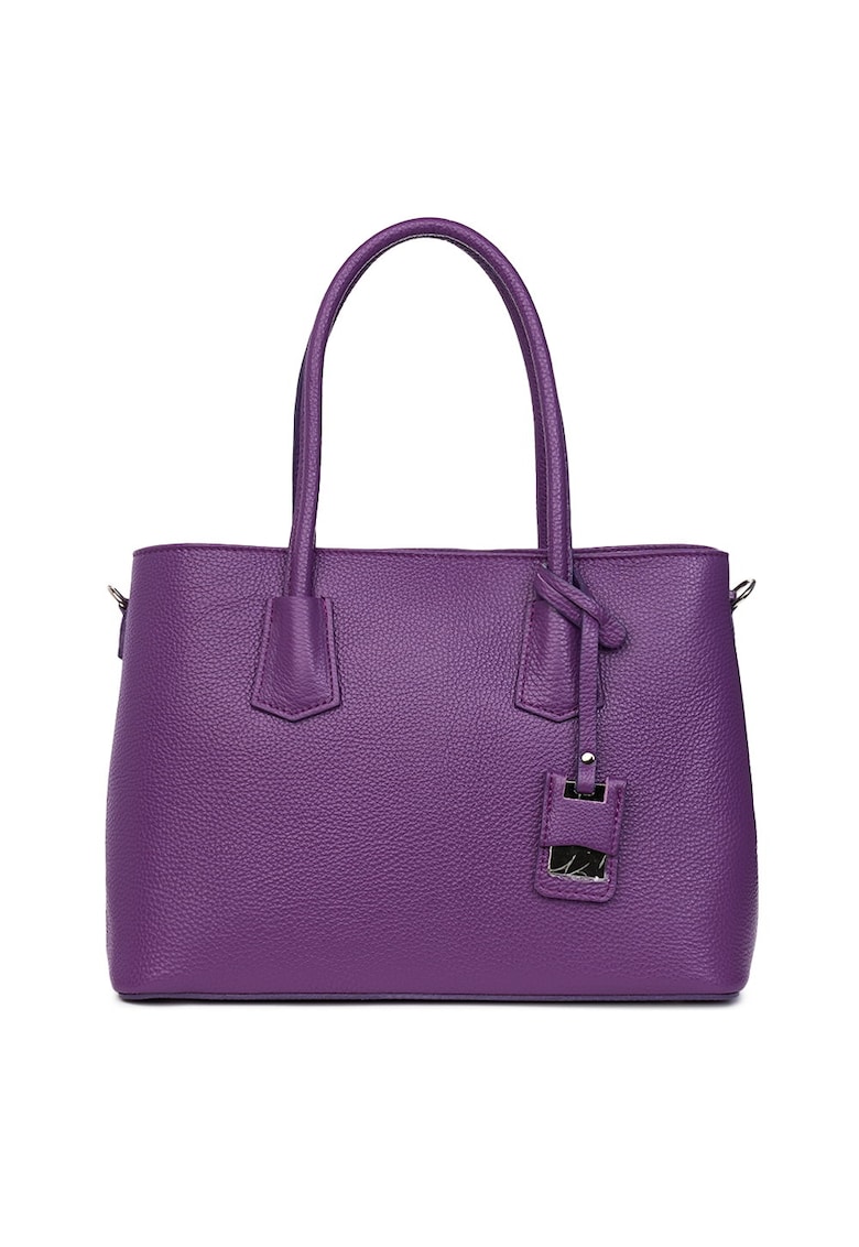 Oferte la Geanta dama din piele naturala Valentina maro - Mov