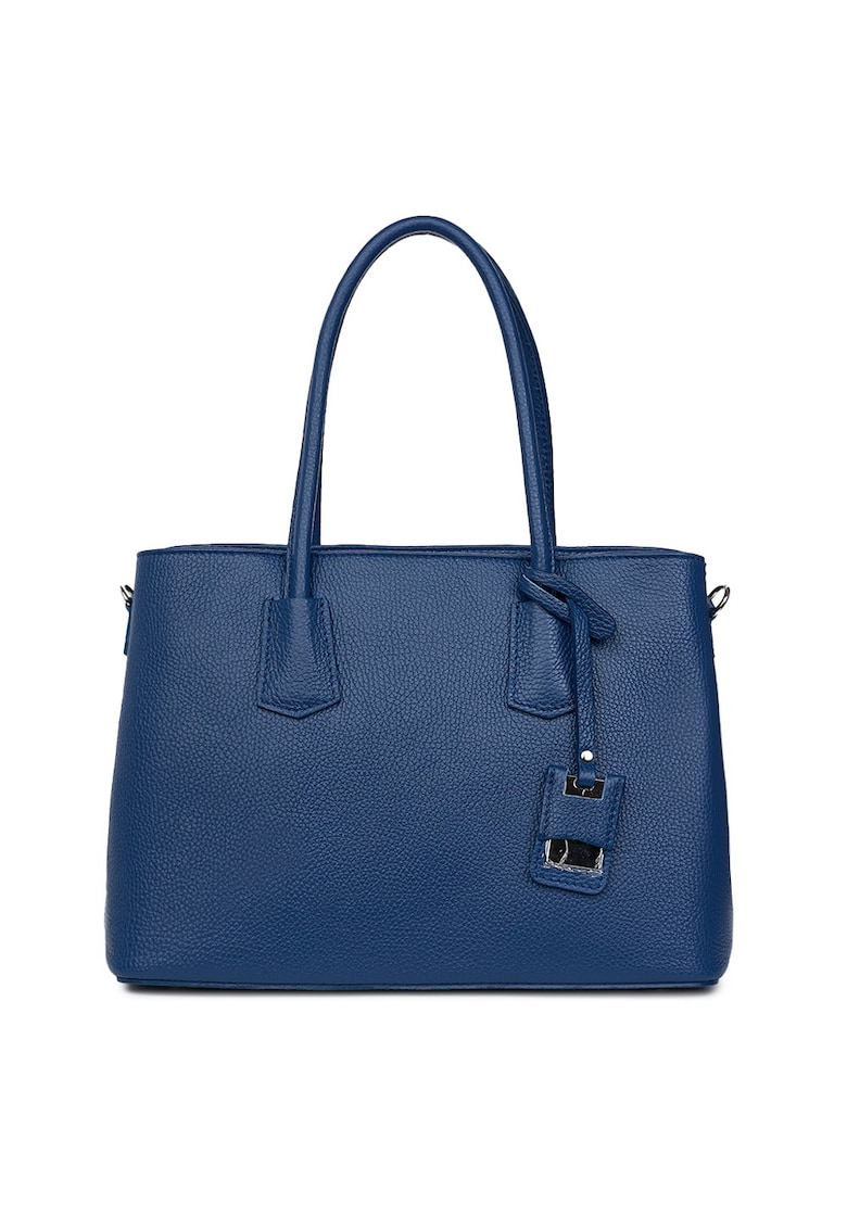 Oferte la Geanta dama din piele naturala Valentina maro - Albastru