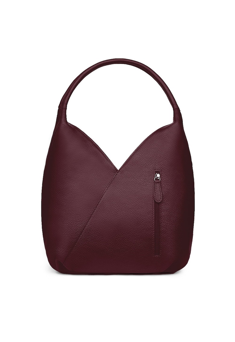 Oferte la Geanta piele naturala Lorena - Visiniu