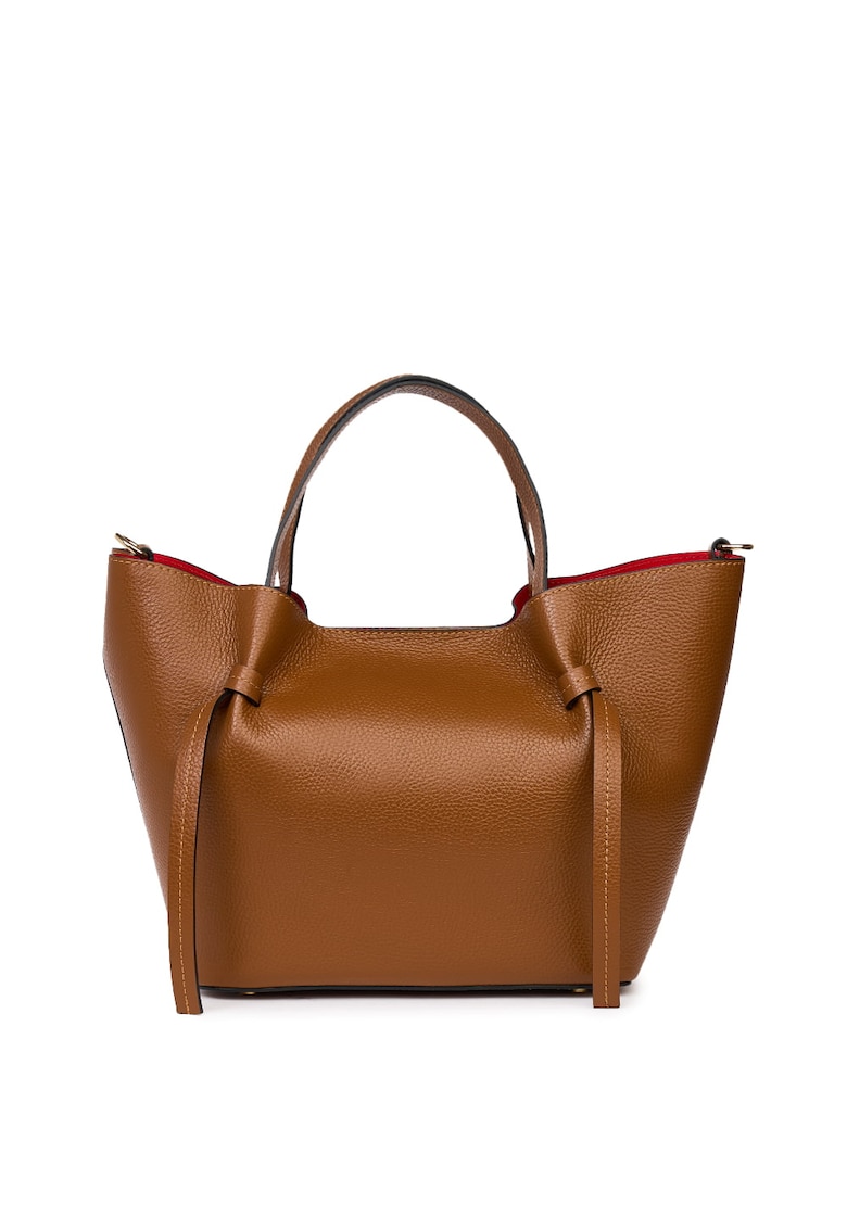 Oferte la Geanta shopper din piele naturala Veronica - Coniac