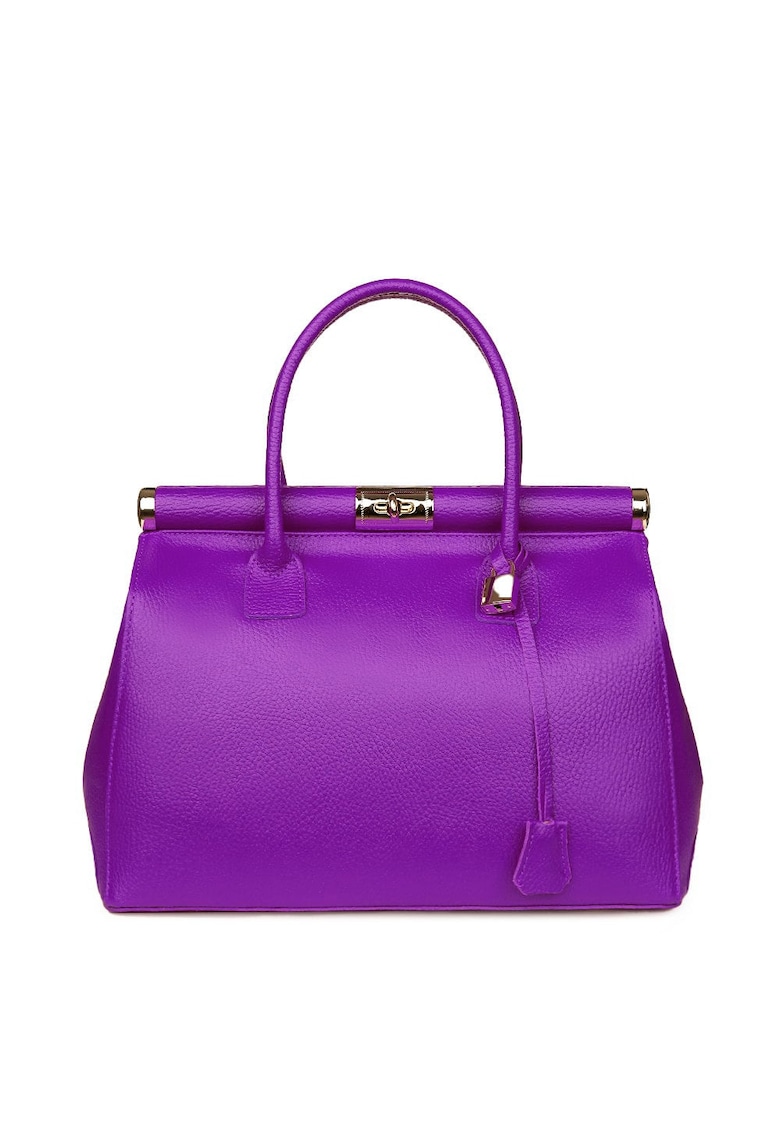 Oferte la Geanta din piele naturala Bianca - Mov