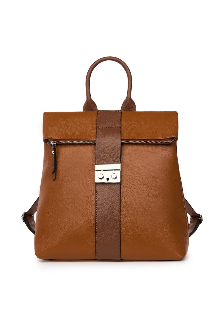Oferte la Rucsac din piele naturala Manuel - Maro