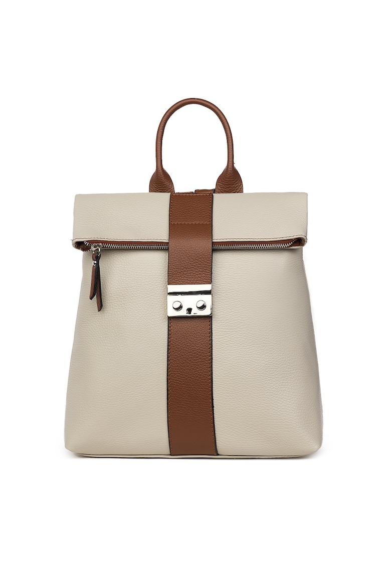 Oferte la Rucsac din piele naturala Manuel - Gri