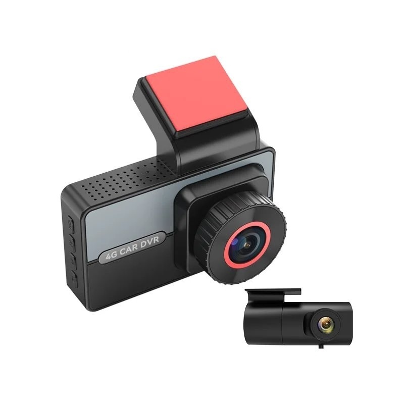Oferte la Set 2 camere dashboard DVR inregistrare trafic fata si spate 2K 2560 × 1440, Night Vision, unghi 140 grade, afisaj pe navigatie, slot card microSD, slot sim 4G, USB