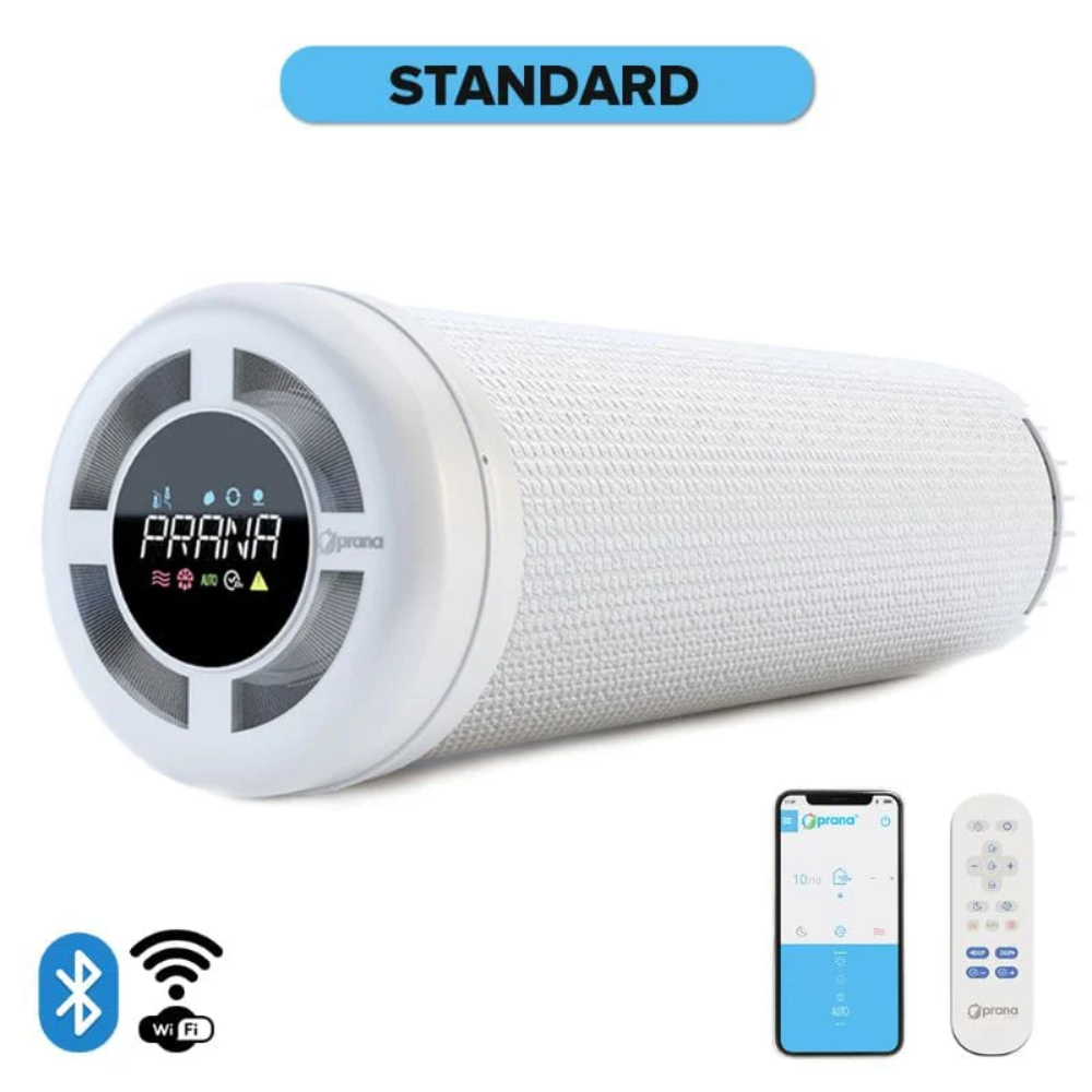 Oferte la Recuperator de caldura Prana 150 Standard, Wi-Fi, 12 W, 70 mc/h, mod de noapte, timer, preincalzire, degivrare, filtru aer, telecomanda, Wi-Fi, D 150 mm