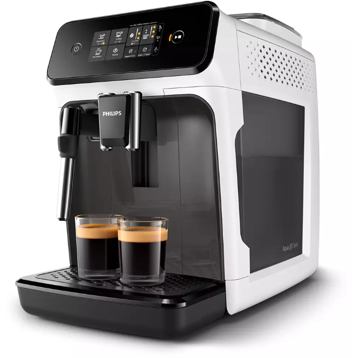 Oferte la Espressor Automat EP1223/00 Seria 1200 1500W 15bar Sistem Clasic De Spumare 2 Bauturi Rasnita Ceramica Alb