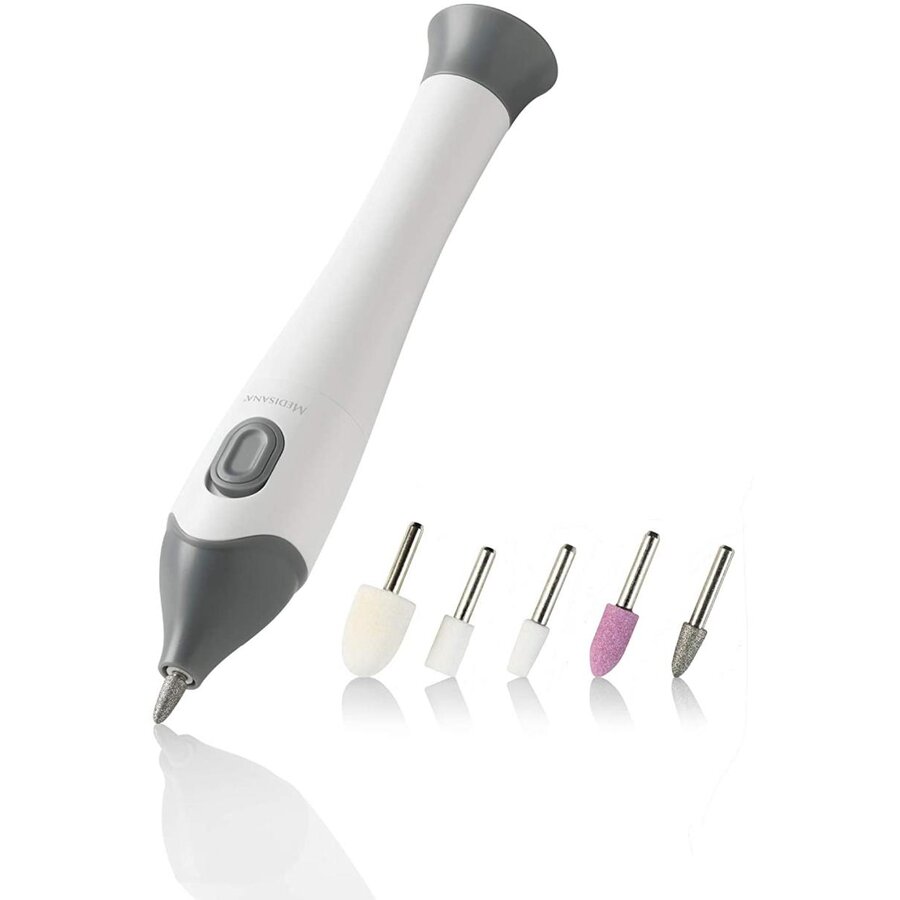 Oferte la Aparat Manichiura/Pedichiura MP 810 85140 5 Capete Interschimbabile Alb/Argintiu