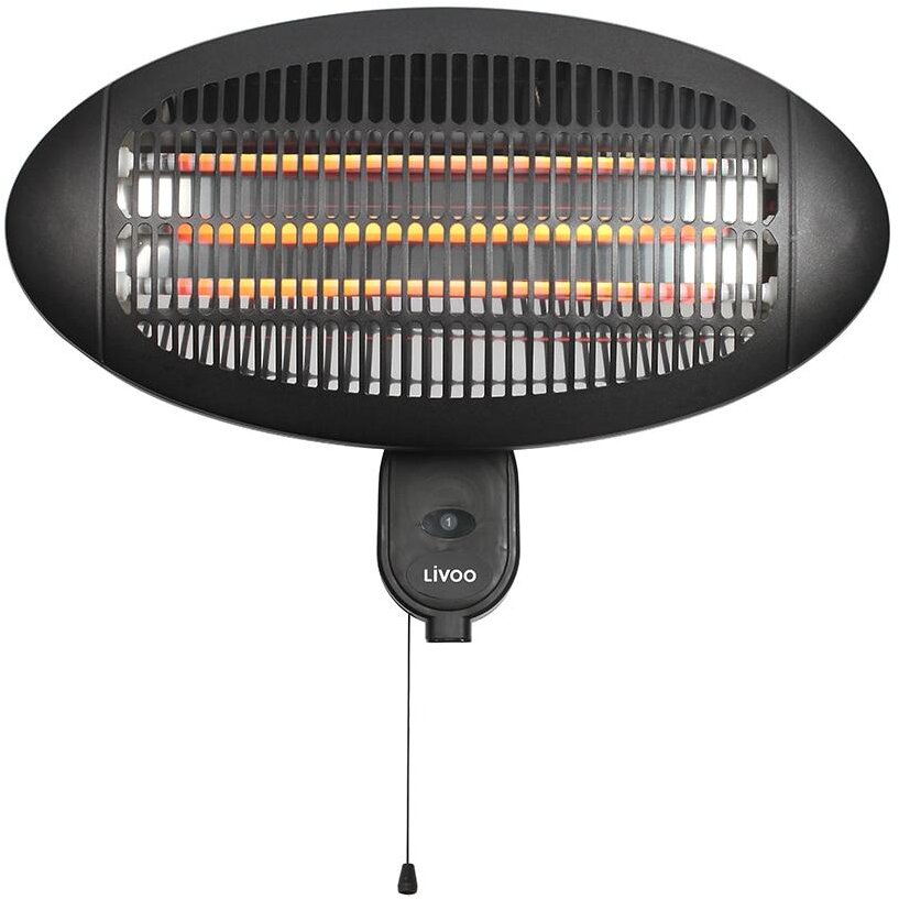 Oferte la Incalzitor Terasa Montare Pe Perete Tavan Infrarosu 2000W Negru