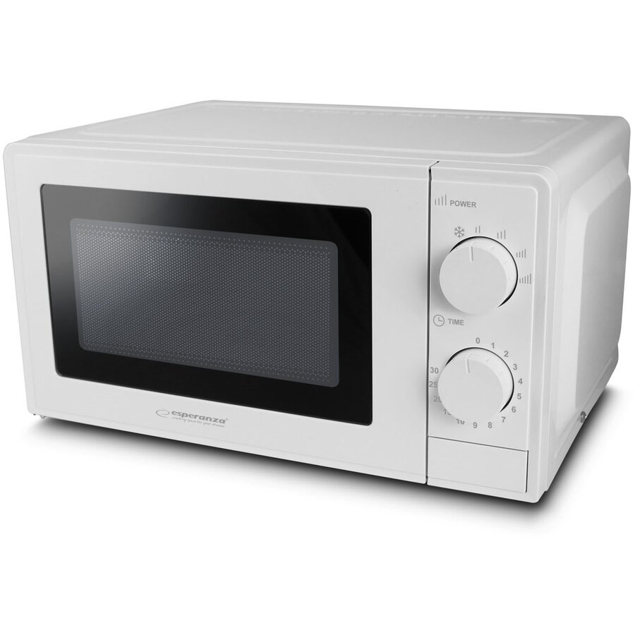 Oferte la Cuptor Microunde 20l 700W 24.5cm Cronometru Mecanic Alb