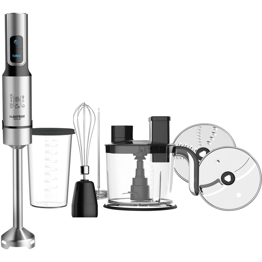 Oferte la Blender MR1200A Putere 1200W Turatie Reglabila Pulse Inox