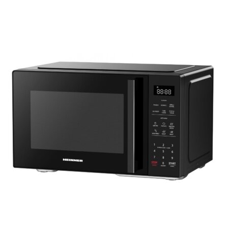 Oferte la Cuptor cu Microunde HMW-MD23AFBK 23L 11 Trepte de Putere Timer Functie Grill si Air Fry 900W Negru