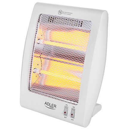 Oferte la Radiator Electric cu Halogen AD 7709 2 Trepte Putere 400-800W Alb
