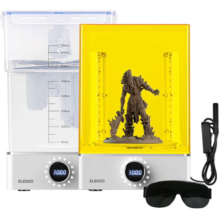 Oferte la Accesorii pentru Imprimanta 3D Mercury XS Wash & Cure Kit de Spalare si Intarire a Printurilor 3D