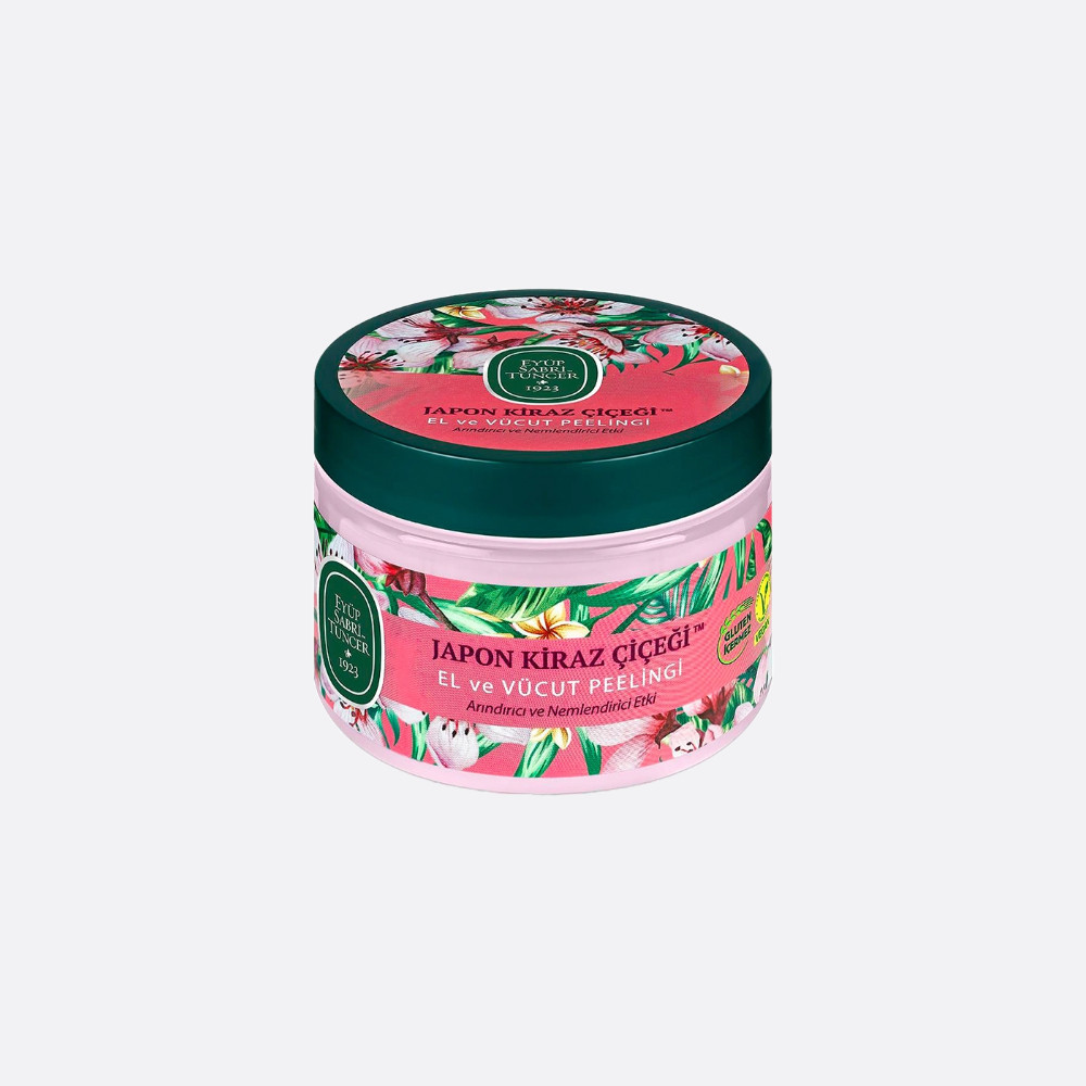 Oferte la Scrub pentru maini si corp Eyup Sabri Tuncer Japanese Cherry Blossom, 400g