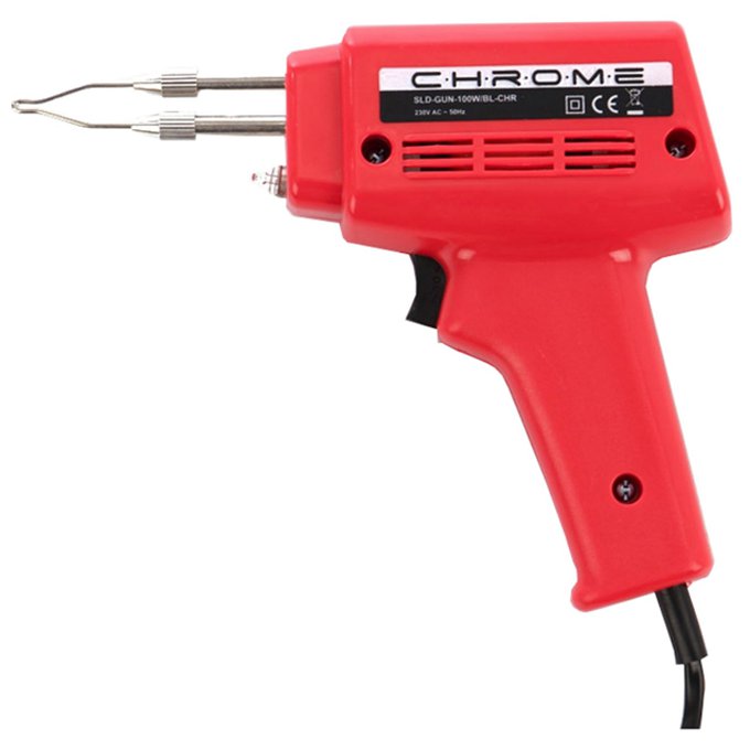 Oferte la Pistol de lipit in blister, CHROME SLD-GUN-100W/BL-CHR