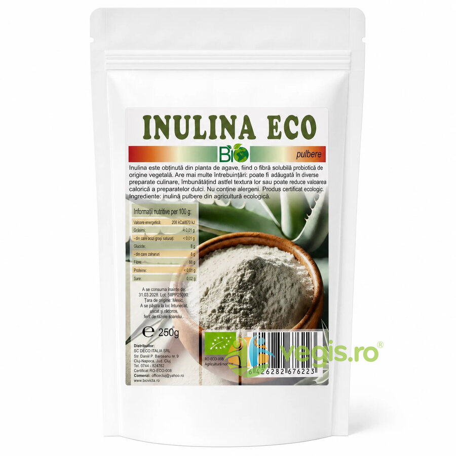 Oferte la Inulina Pudra din Agave Ecologica/Bio 250g