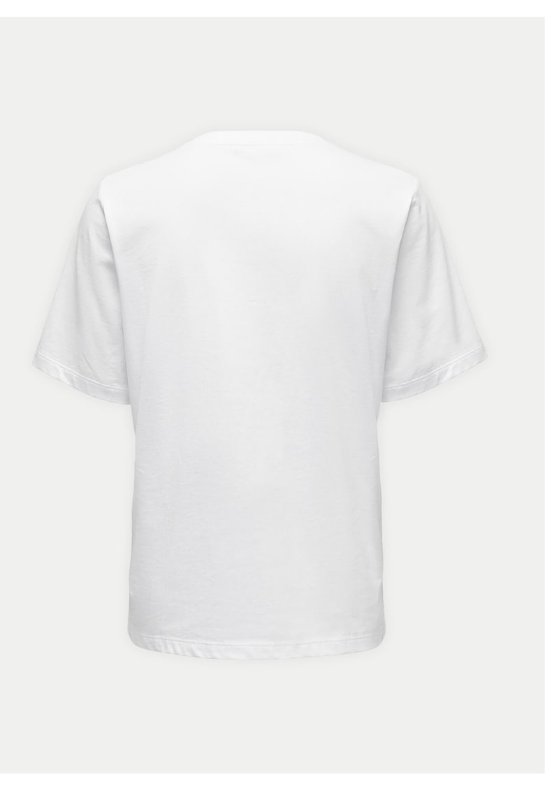 Oferte la Tricou dama  15270390 - Bumbac - XS INTL - Alb