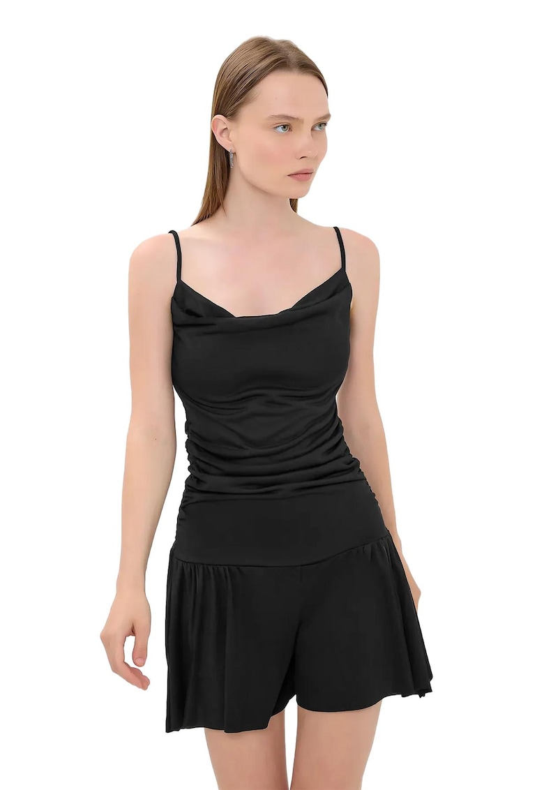 Oferte la Salopeta pentru dama -  Negru - Textil